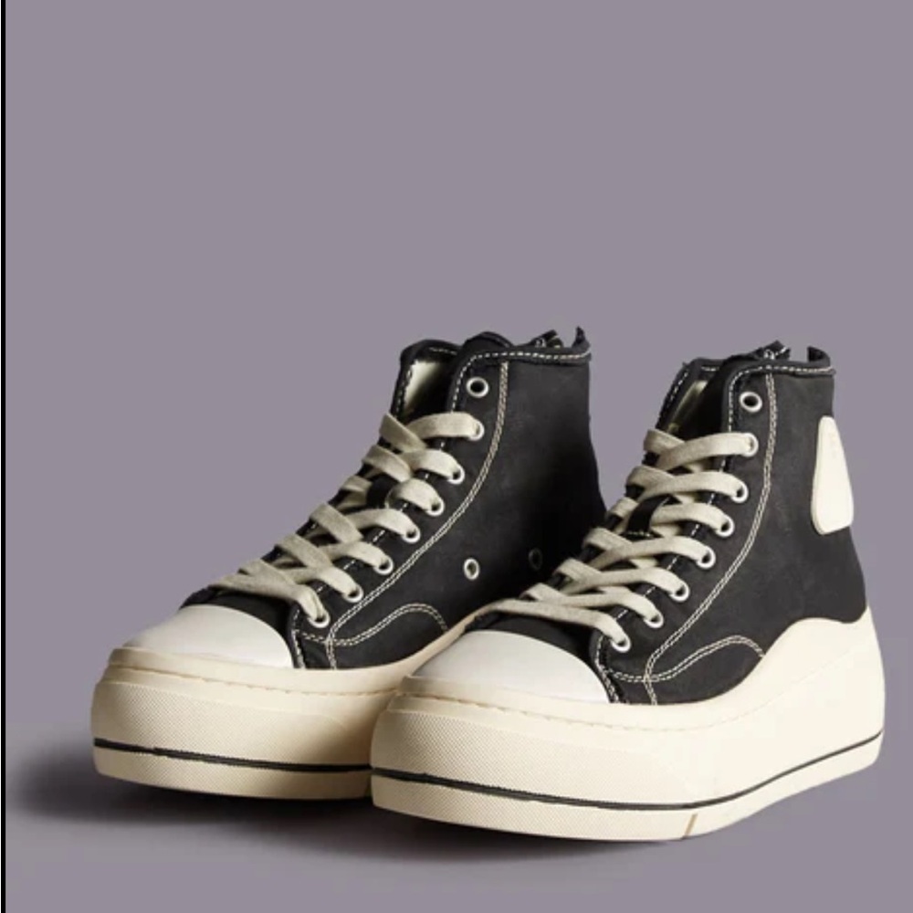 R13 KURT HIGH TOP PLATFORM SNEAKER size 9